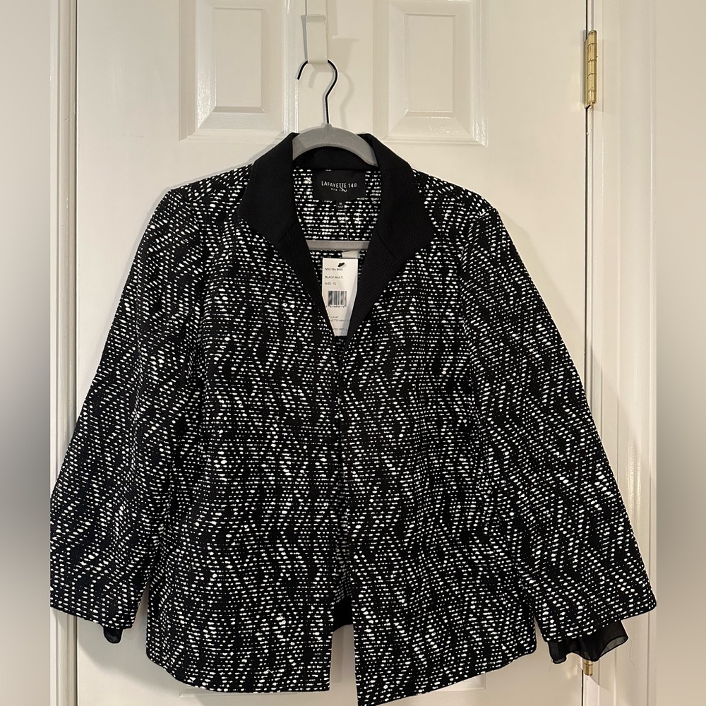 Brand new with tags, never worn Lafayette 148 jacket size 10